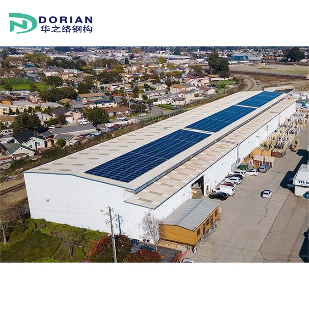 Steel Structure Warehouse Workshop Prefabricated Buildings With Glass Window For Sale