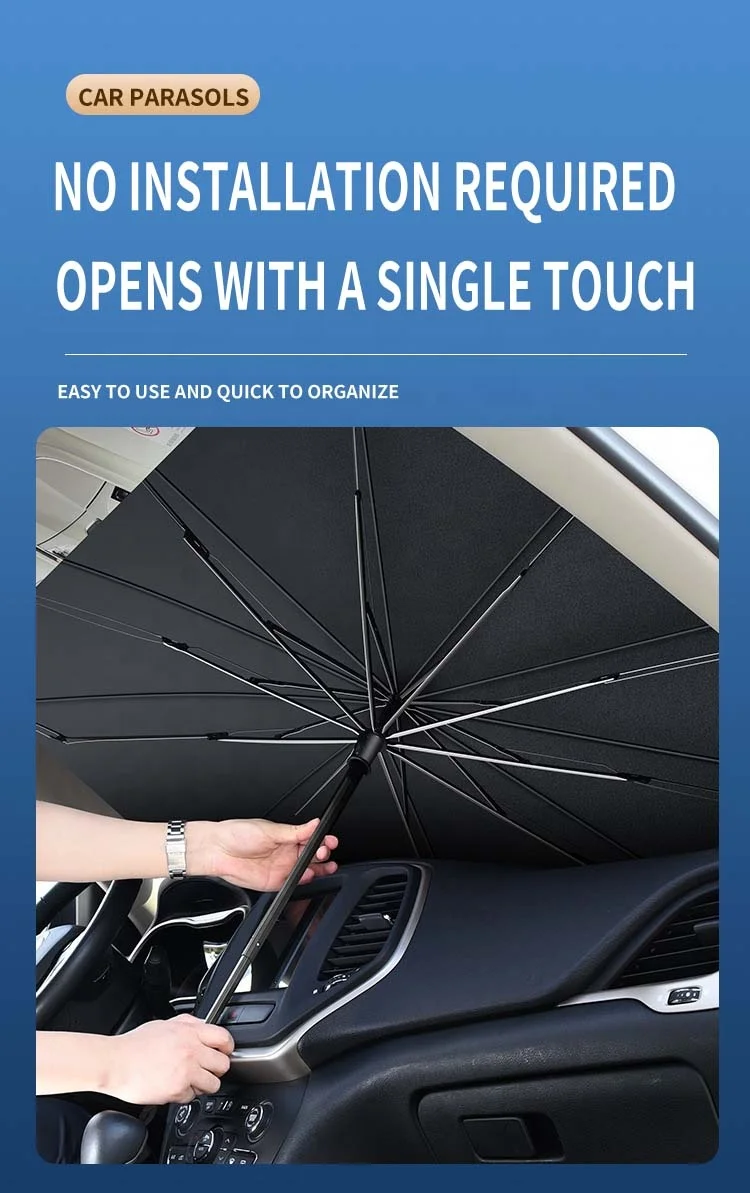 2024 CARFU hot selling car auto parts interior decoration side universal car parasol