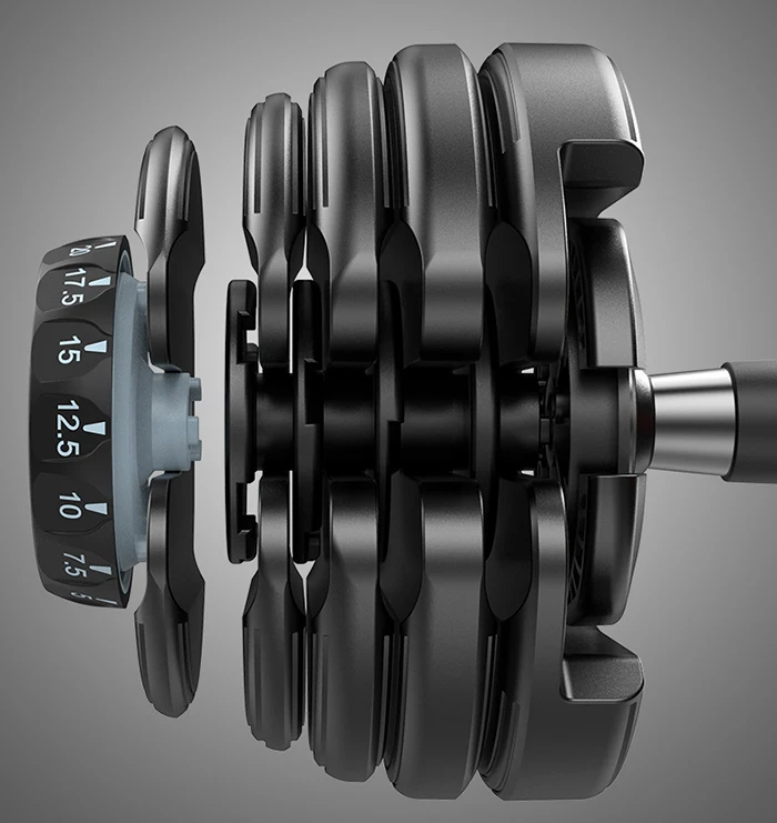 Оптовая продажа, высокое качество, набор гантелей, бестселлер, оборудование для фитнеса в помещении, мужские весы, набор регулируемых гантелей