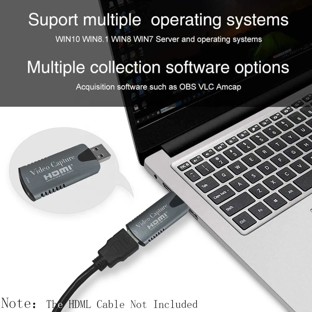 Захват аудио-и видеосъемки USB 2 0 4K 60