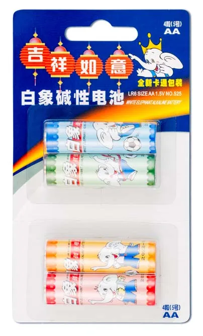 
CARTON WHITE ELEPHANT BATTERY AA CompareShare Alkaline Battery LR6 AA AM-3 ( OEM) 