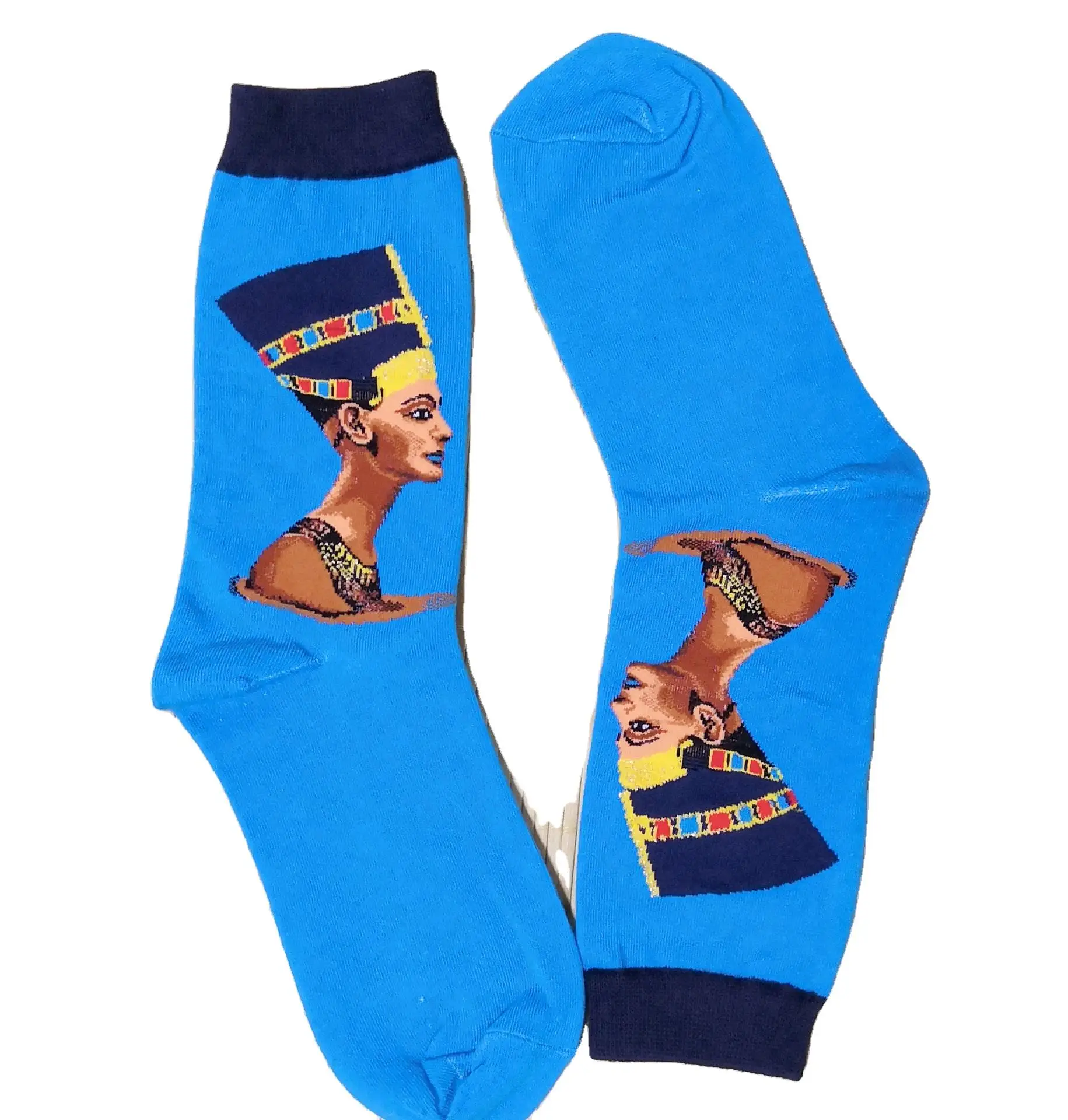 
Hellosport Gym Socks Crew Custom Oem Logo Design Cotton Sport Socks Women Men Compression Custom Athletic Socks 