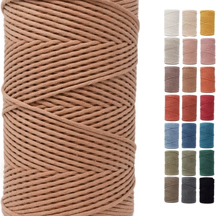 HH Wholesale Chew Toy Craft Hand Made Decoration Super Soft Braided Cotton Rope