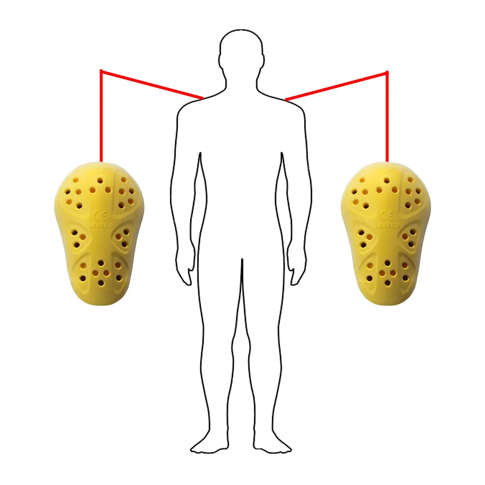 ce approved insert impact protection pad for motorcycle apparel