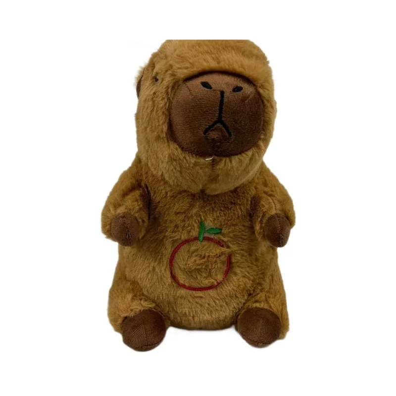 Explosive Off-The-Shelf Capybara Breathing Light Soothing Plush Toy Pink Brown Capybara Sleeping Comforter Doll Light Baby Toys