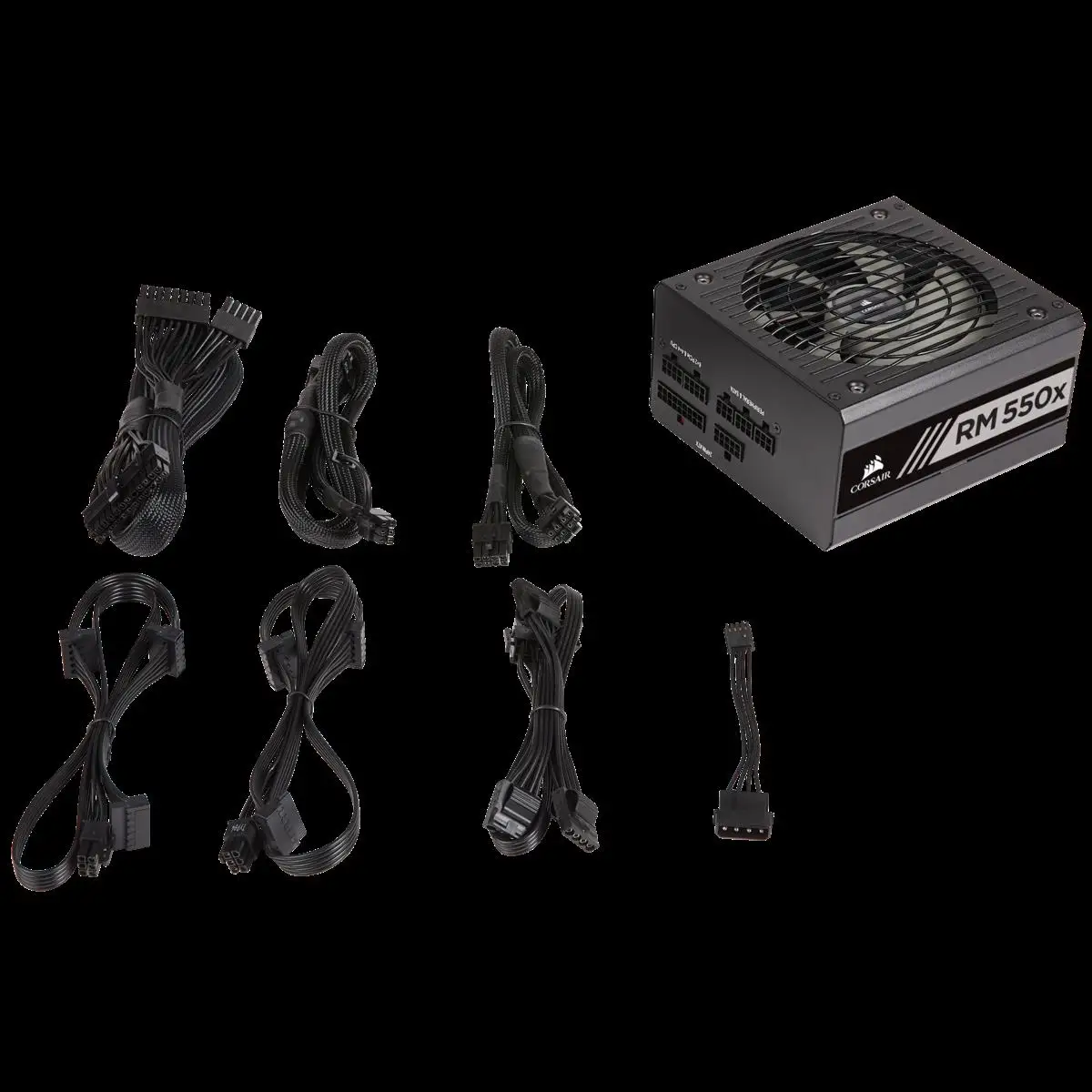 RMx серия RM550x 80 PLUS ЗОЛОТОЙ полностью модульный блок питания ATX (CN)
