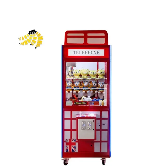Amusement Coin Operated Windmill Claw Machine Arcade Mini Crane Claw Grab Machine For Sale
