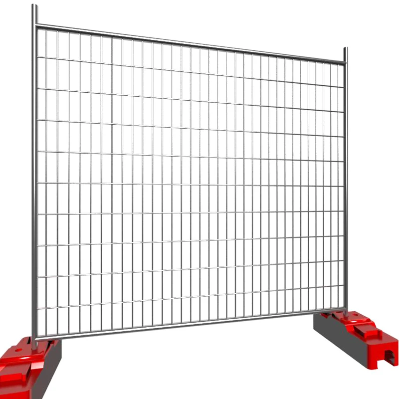 6X10 Galvanized chain link mesh fence used temporary fence panels for sale