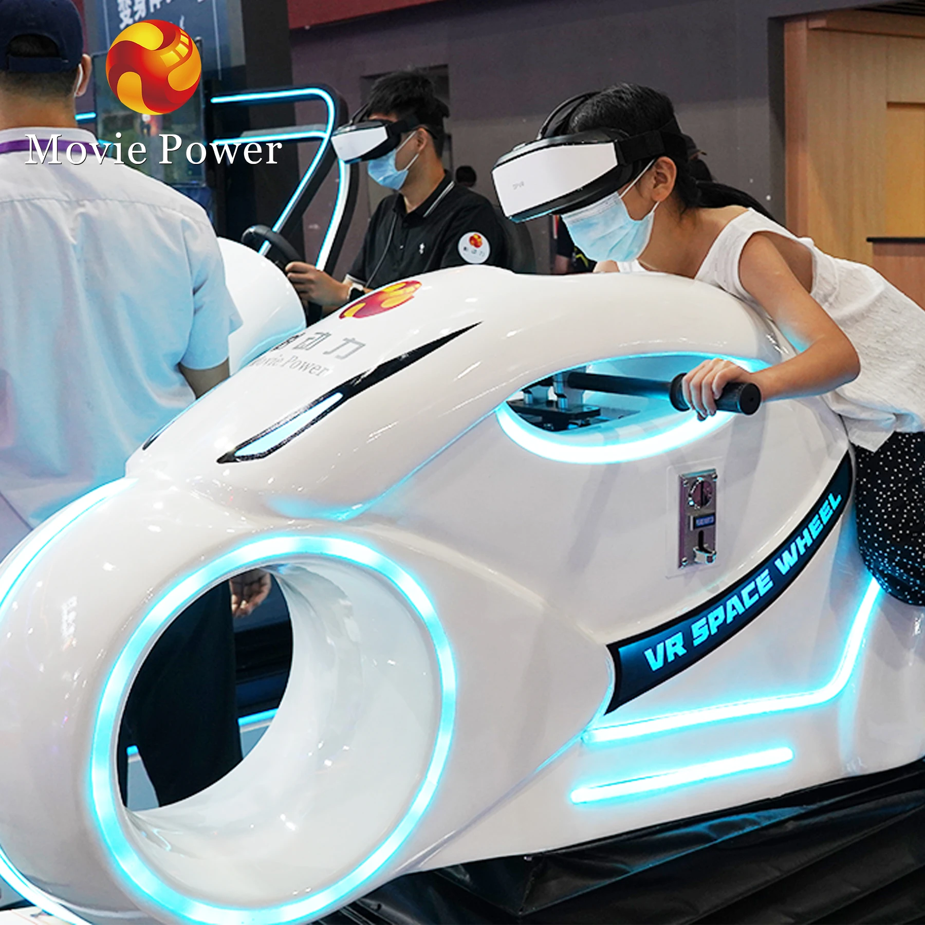 Movie Power VR Motor Simulator Virtual Reality 9D Game Machine VR Motorcycle Game