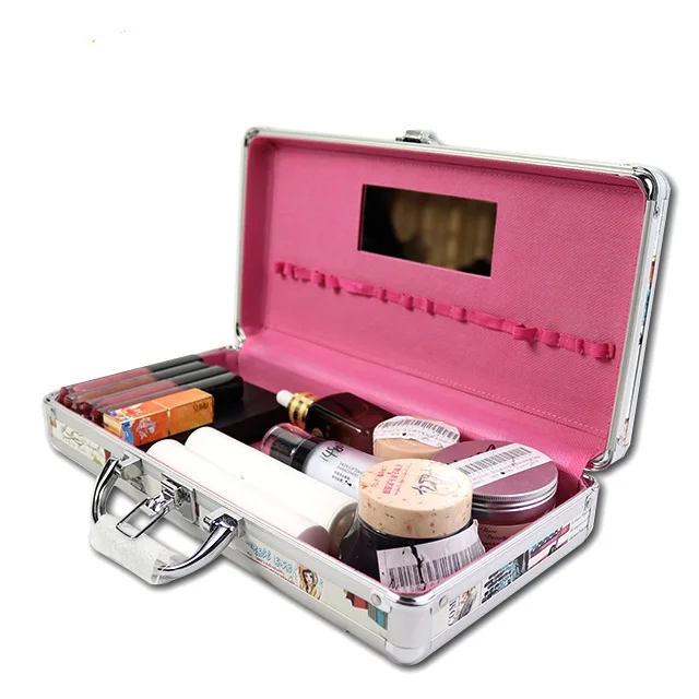 
High Quality Professional Artist Vanity Tropical Beauty Storage Cosmetic Boxes Organizer Makeup Case 