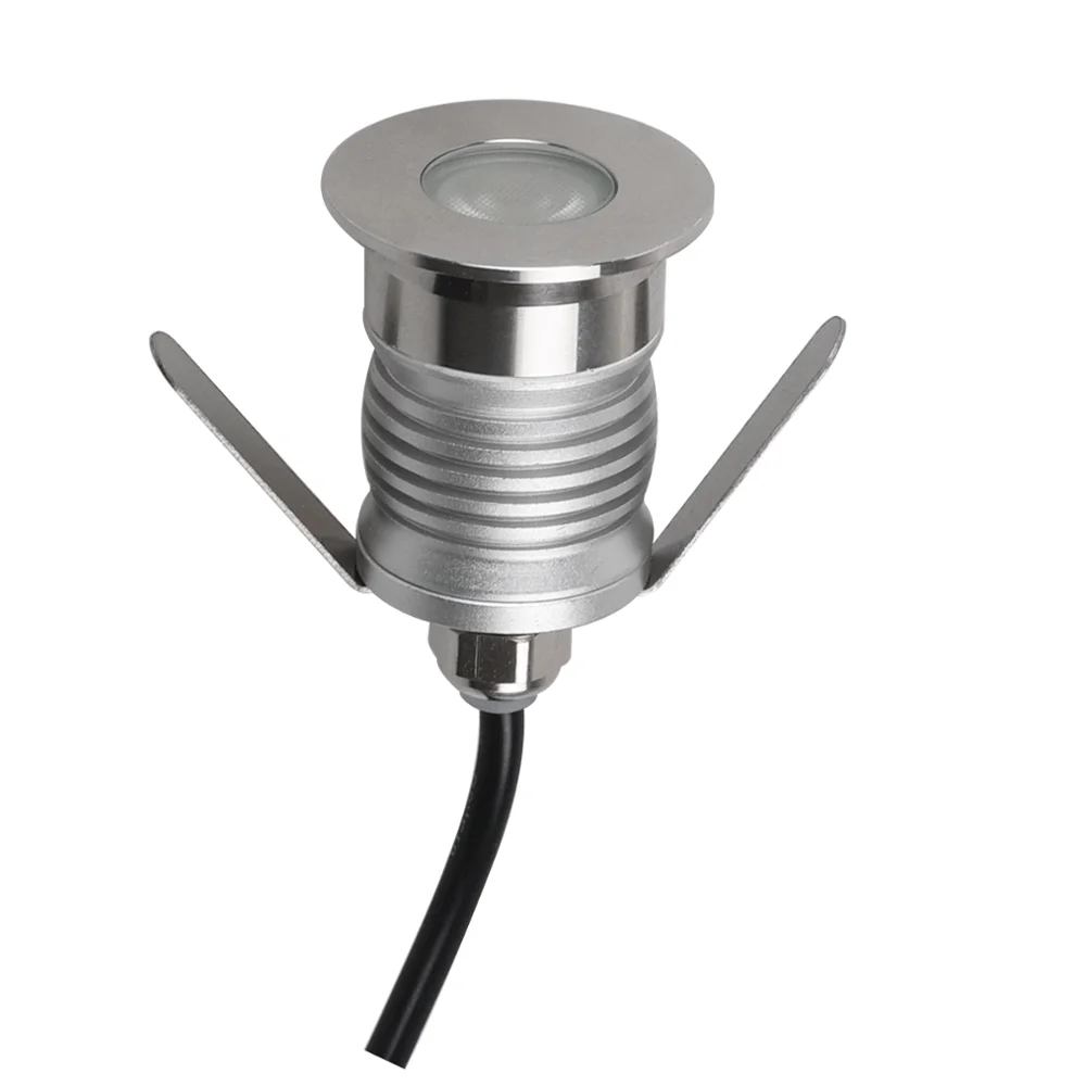 led deck garden inground buried underground light 1w