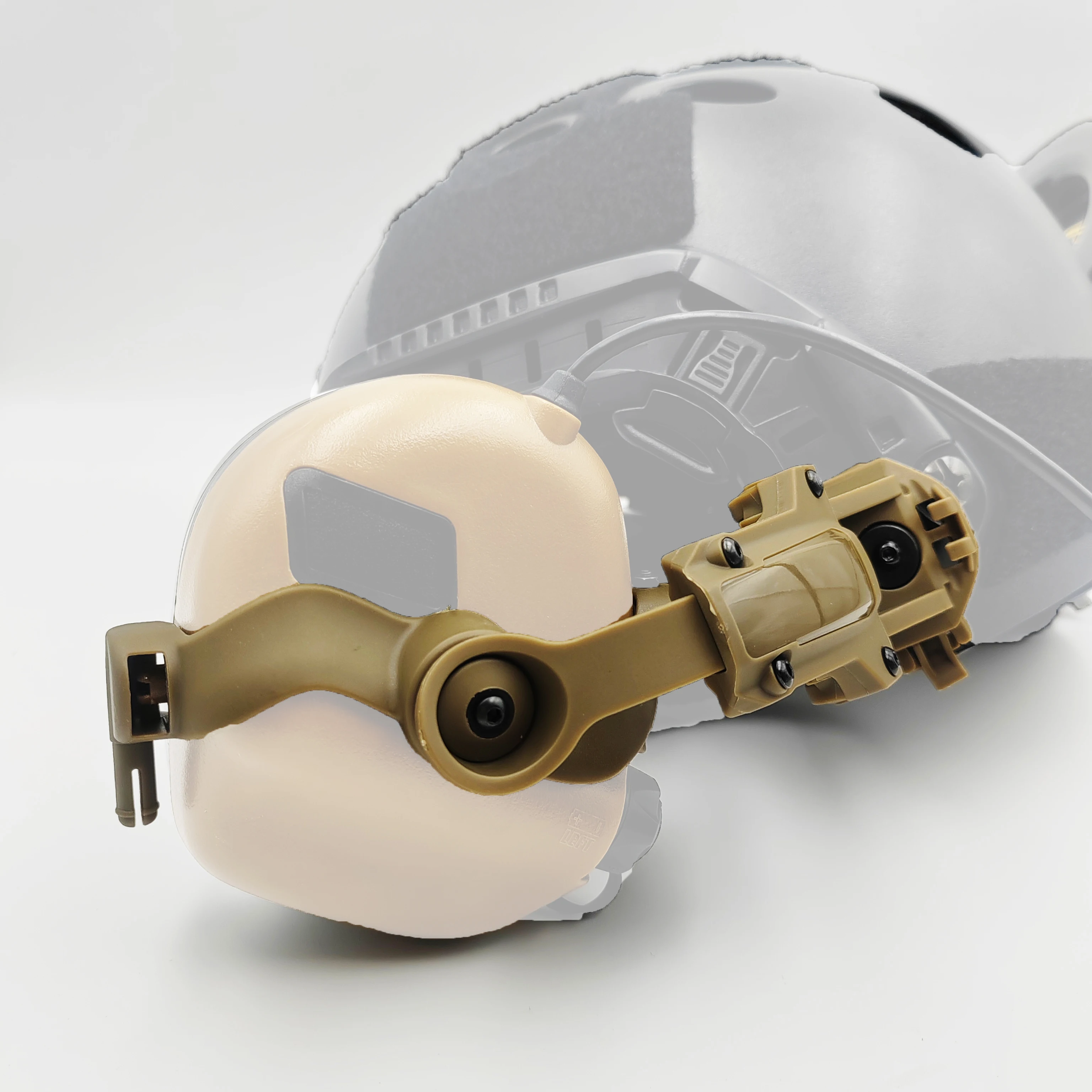 DFA04 Tactical Helmet ARC Rail Adapter Multi-angle Rotation Headset Adapter For C Series Headset