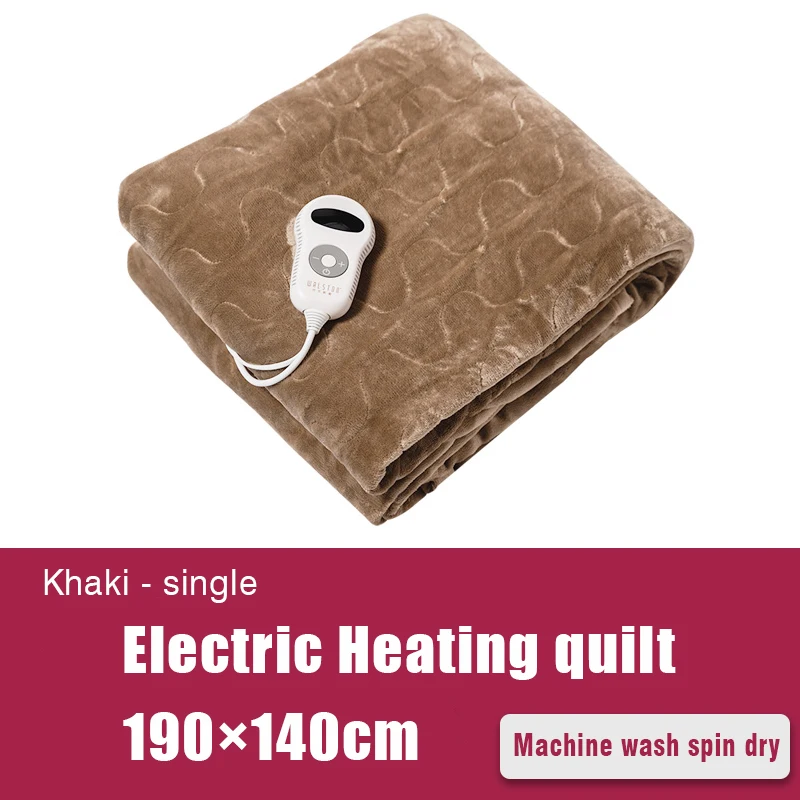 
Machine Washable Spin Dry Heated Throw Blanket with 5 Heat Settings for Couch Bed Sofa Office Winter 