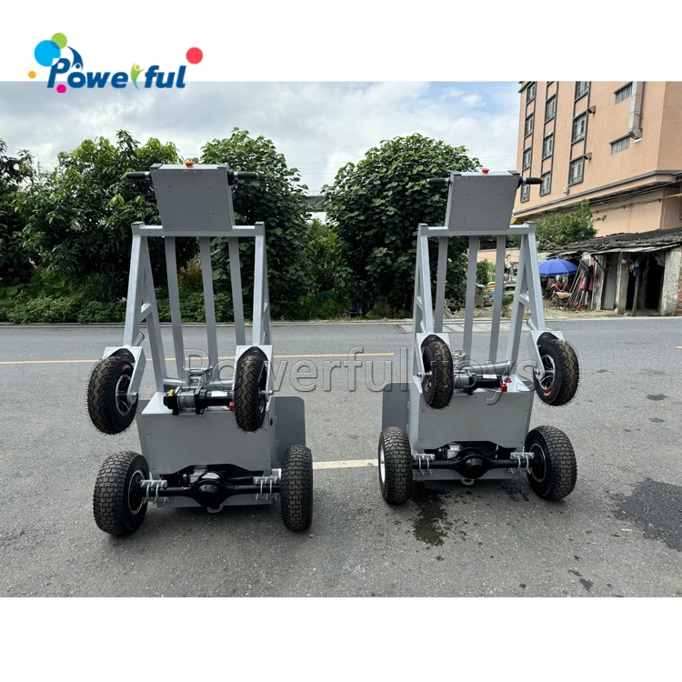 Amusement park rides trailer mover multi-function electric dolly hand truck for inflatable bouncer or slide