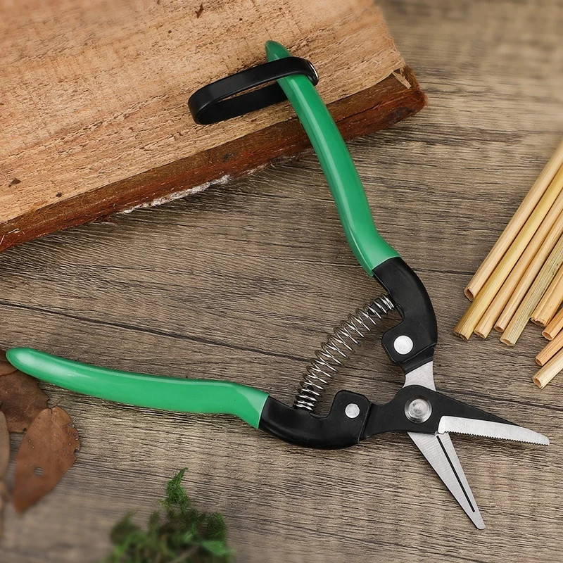 Stainless steel garden scissors garden steel scissors copper small garden scissors