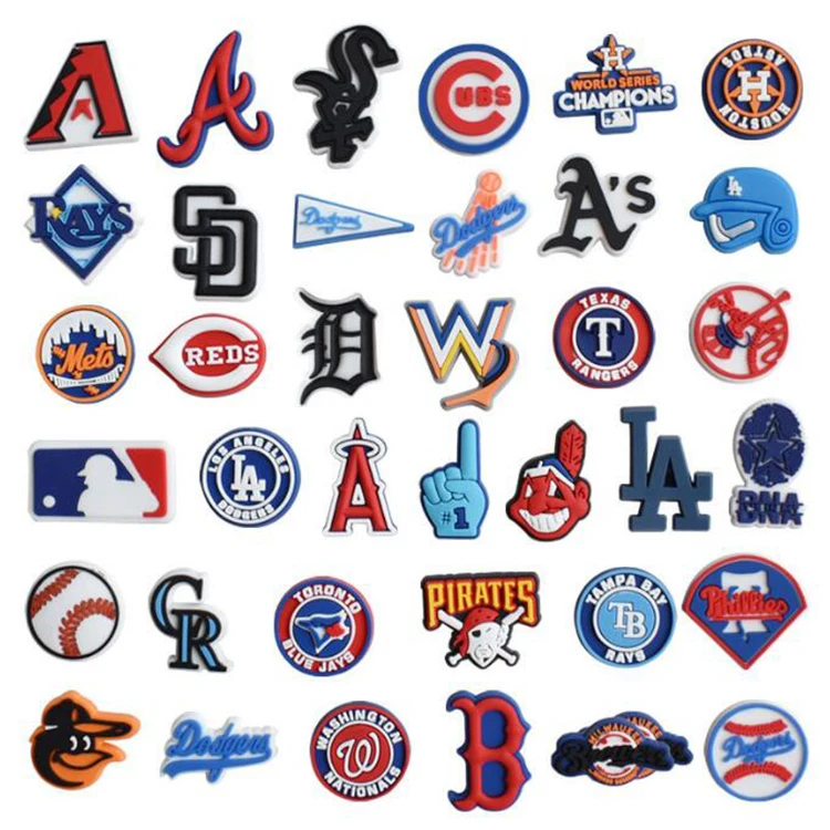 Fast delivery basketball Sports Team Croc Charms PVC NFL croc Shoe Charms for shoes decorations