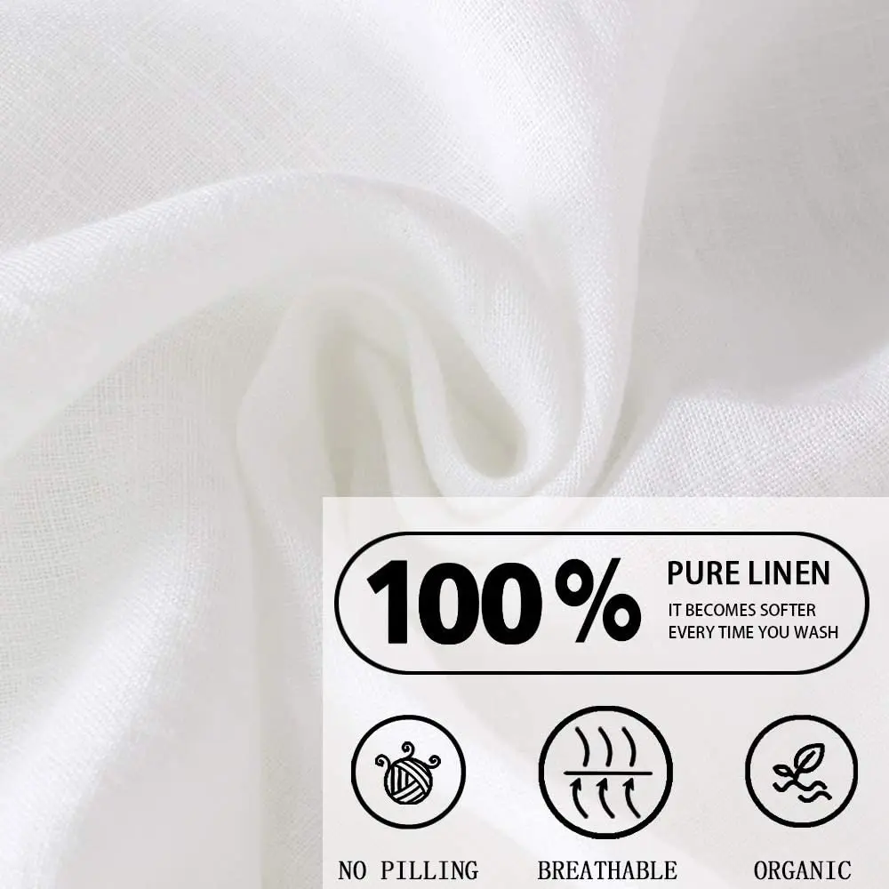 High grade 100% Flax linen fabric stone washed 280cm width for bedding usage sofa and cushion home textile pure linen fabric
