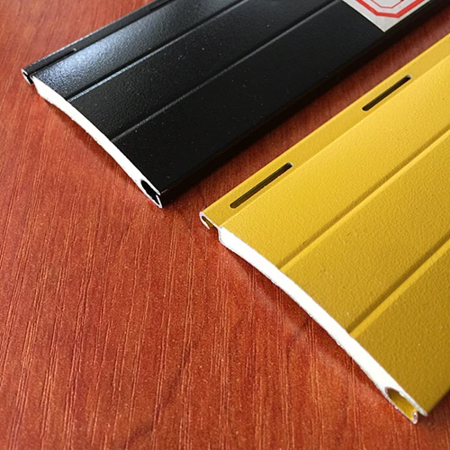 Aluminum shutter profiles