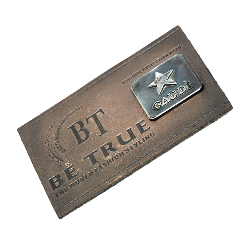 PU Leather Patch Badges Sewing Iron On Badge for Clothes Garment Apparel Accessories Clothes