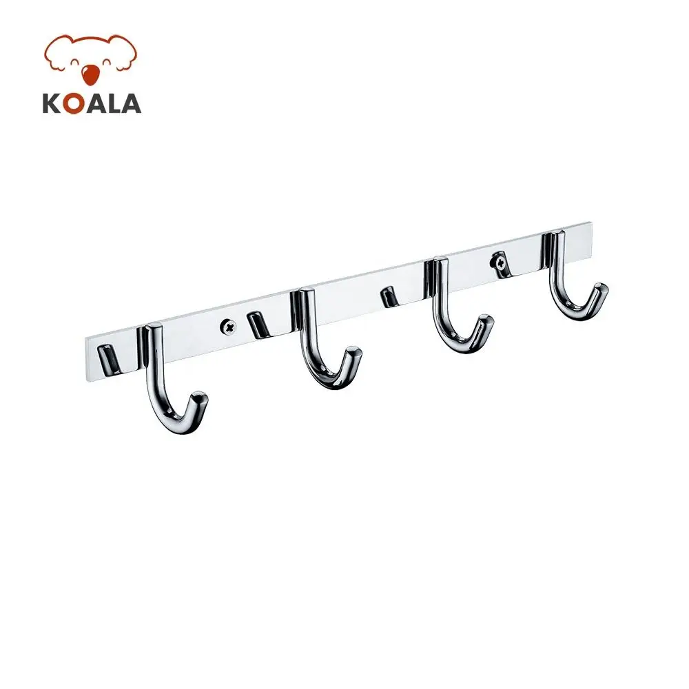 Chrome Metal Hat Towel Cloth Hanger Living room Bathroom Hook