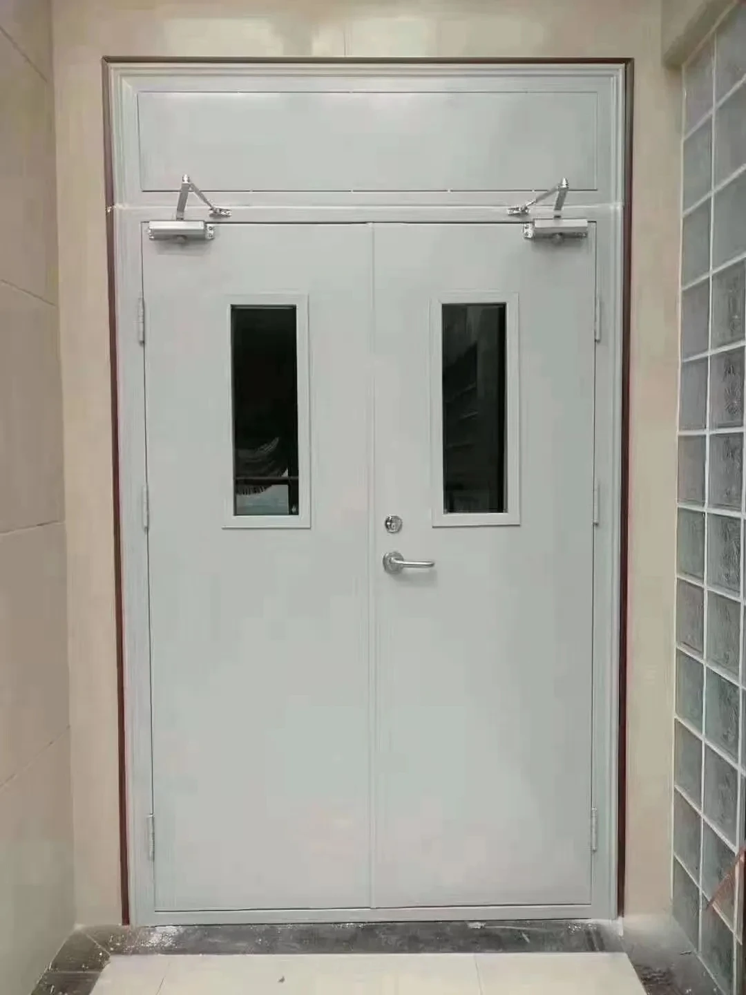 Factory Price Custom Size Laboratory Pharmaceutical Hospital Aluminum Frame Clean Room Door