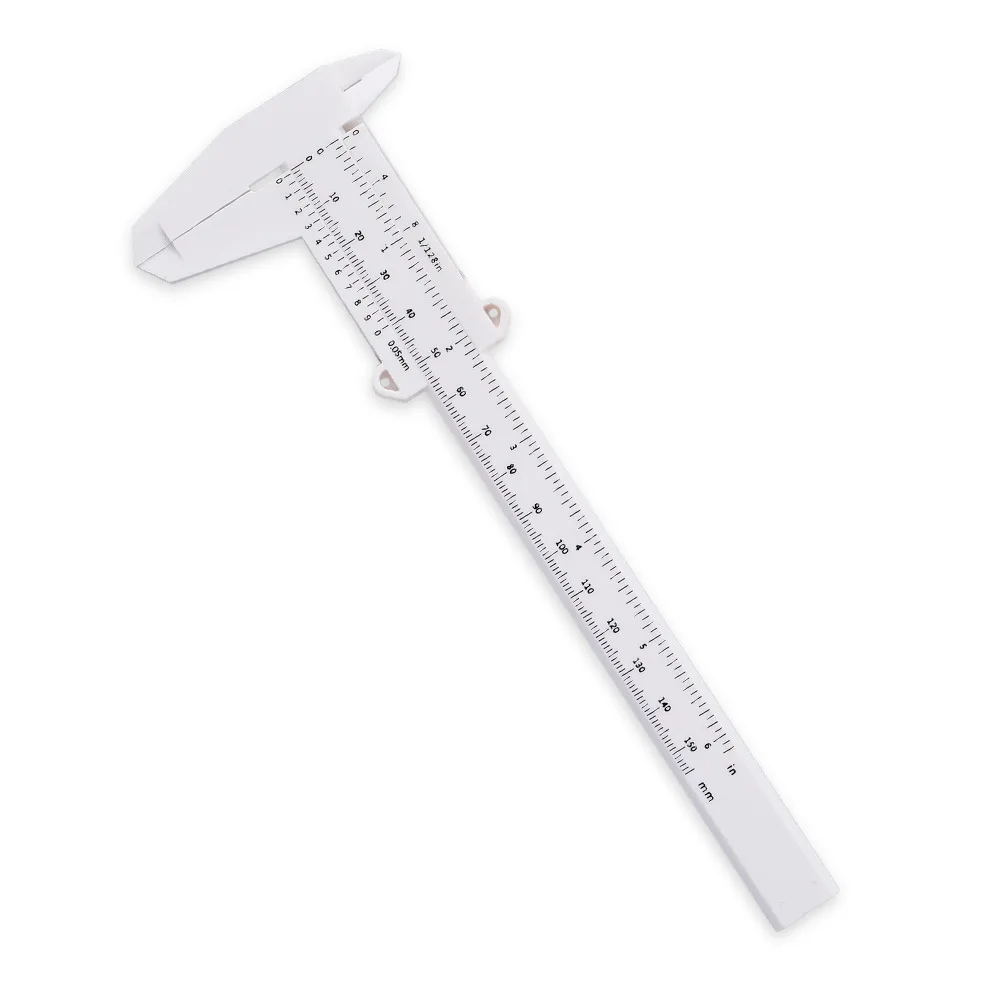 Plastic Double Scale Eyebrow Ruler Permanent Makeup Microblading Eyebrow tattoo Measuring Ruler Caliper