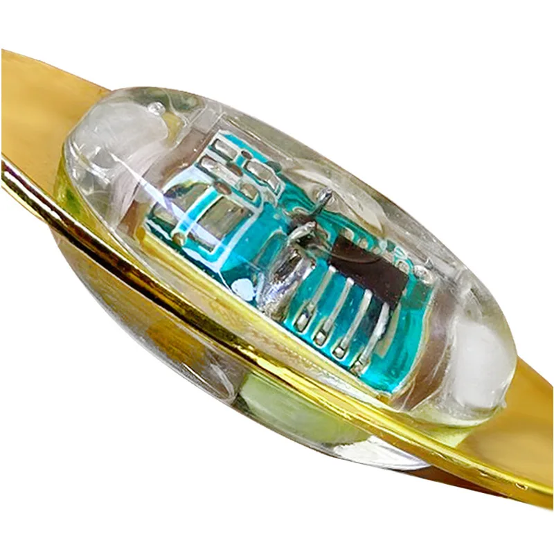 Wholesale button lure light fish lamp 5cm10G electronic light emitting LED underwater fishing bait lamp