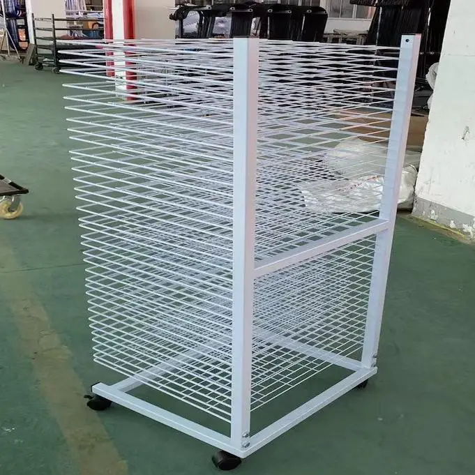 36 Shelves Spray Paint Metal Display Rack Art Painting Dry Tower Shelf Holder