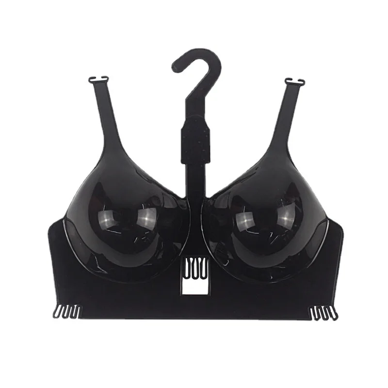 Small bra hook underwear display rack, bra store model clothes rack bra clothing display rack plastic transparent exhibition