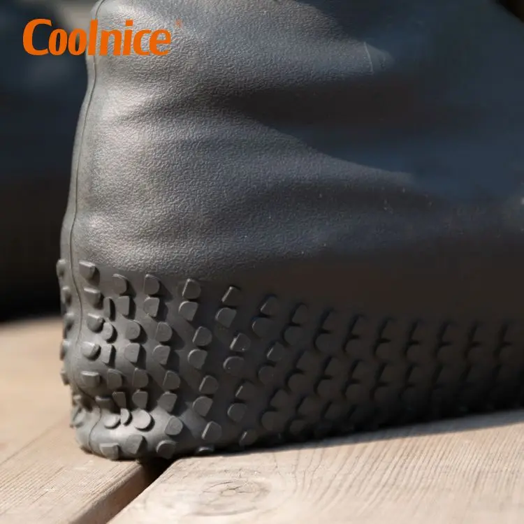 Coolnice Silicone Overshoes Waterproof Non Slip Boot Shoe Cover Protectors For Rain