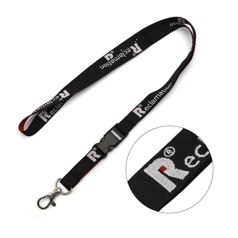 Wholesale keychain holder safety polyester neck straps lanyard for phone key lanyard