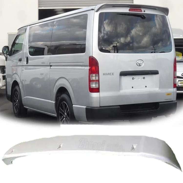 Разноцветный мини-спойлер для Toyota HIACE 2005-2018 задний высокий багажник на крышу с подсветкой аксессуары