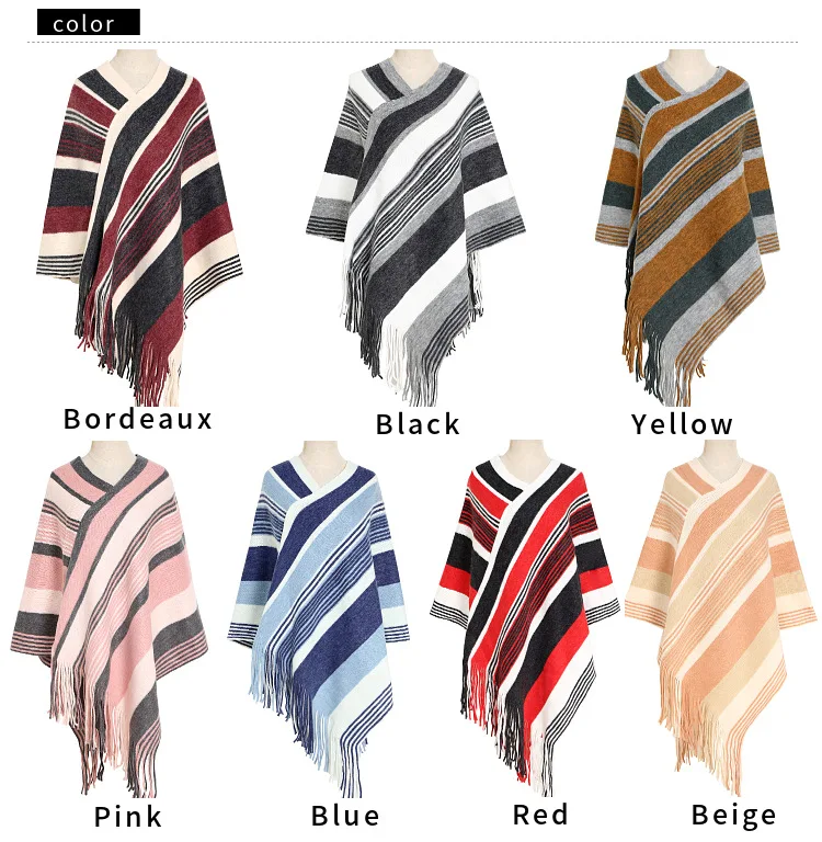 new styles fashion scarf shawl for winter sweater shawls poncho for ladies keep warm tricot knitted other scarf Factory customiz