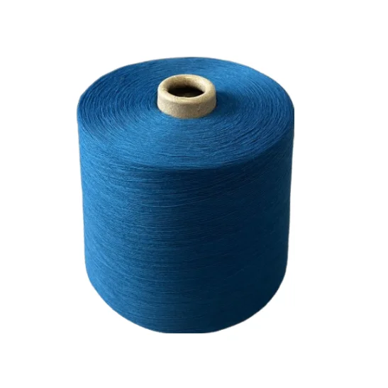 GRS 100% Polyester Yarn 16S/1 20S/1 Spun Polyester For Knitting And Weaving