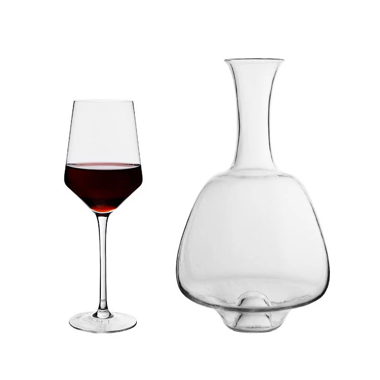 MEIZHILI Japanese Bulk Globe Perfume Centrifuge Bottles Whiskey Wine Carafe Decanter Set with Aerator Drinking Glass Party