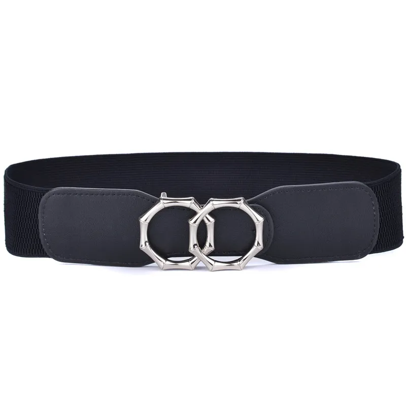 Wholesale 2024 Fashion New Women Elastic Stretched Wide Classic Belts Waist Ornament Female Belt