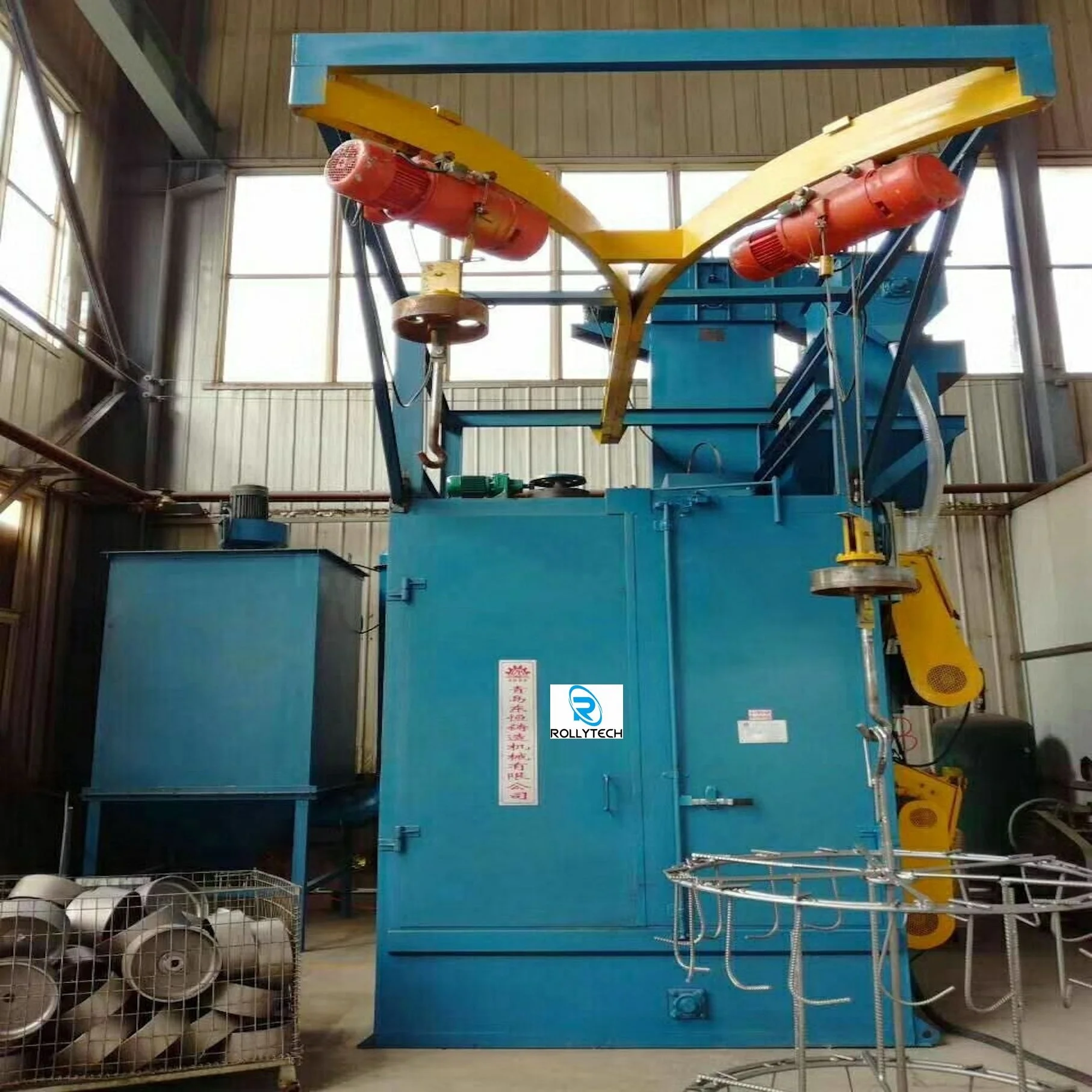 
Aluminum alloy wheels Hook Shot Blasting Machine Price 