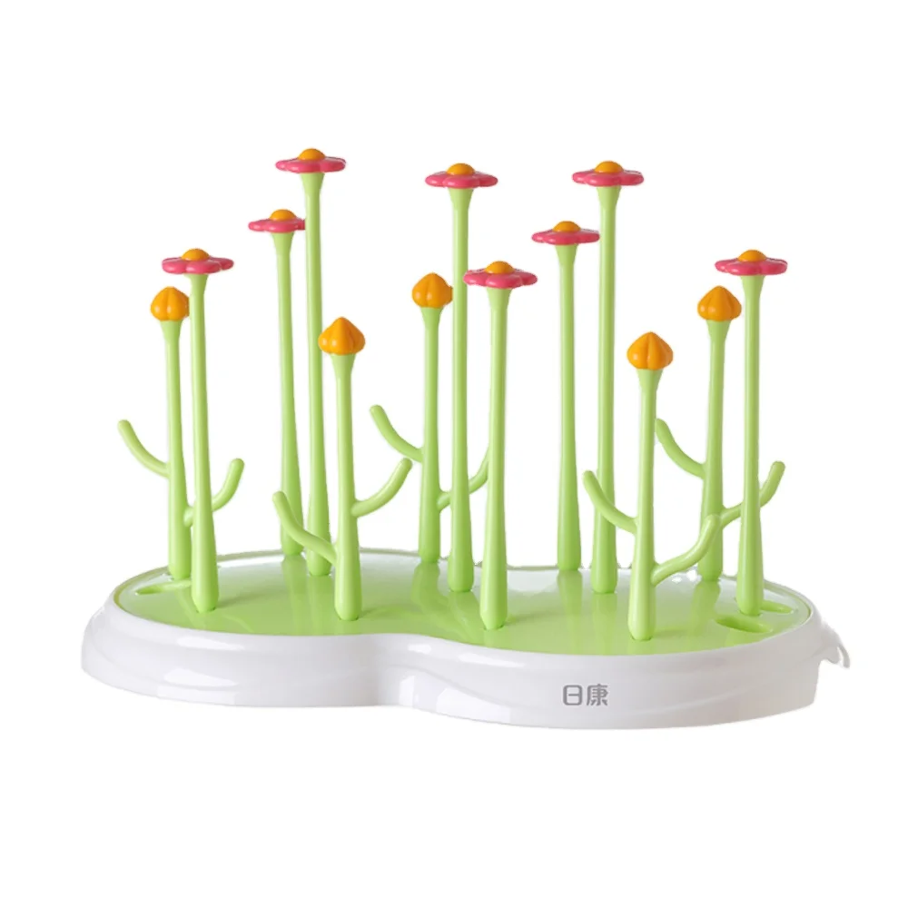 Best Selling Tree Shaped Dry Drain baby bottle drying rack RK-3692
