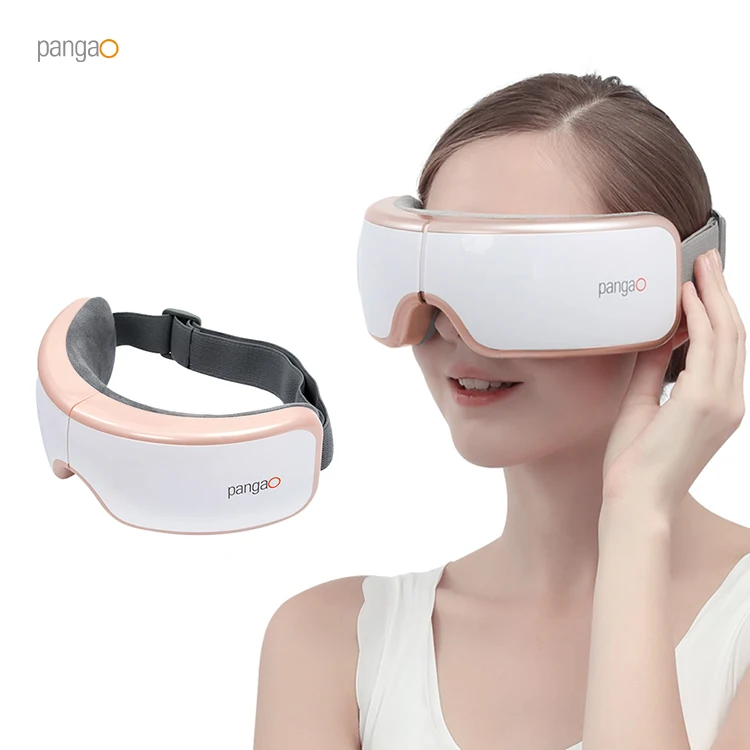 Electric Rechargeable Smart Thermal Eye Massager With Heat Compression And Vibration