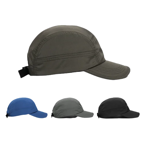 wholesale  waterproof running five panel camp cap  baseball sports cap nylon 5 panel caps and hats