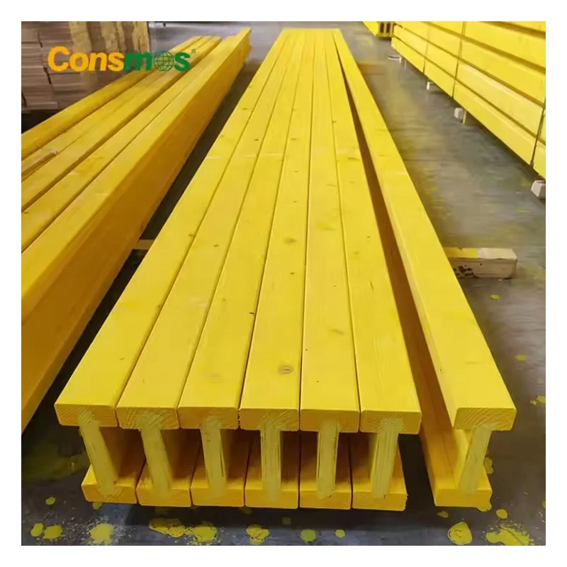 Building Construction Materials Doka Pine H20 Scaffolding Wooden Timber Beam Made in China