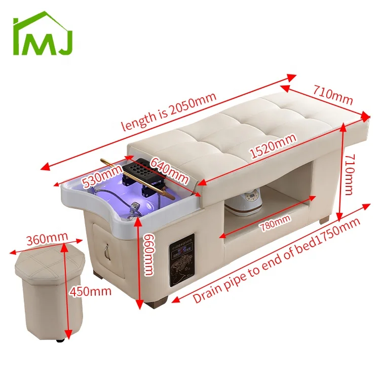 Beauty Salon multifunction Thai massage head spa hair wash bed nursing shampoo bed