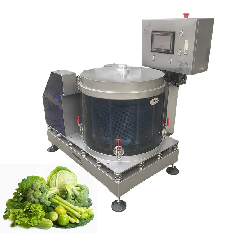 Automatic Spin-dry Centrifugal Fruit /Vegetable/Meat Dryer With Basket Commercial Fruit Drying Machine For Restaurant