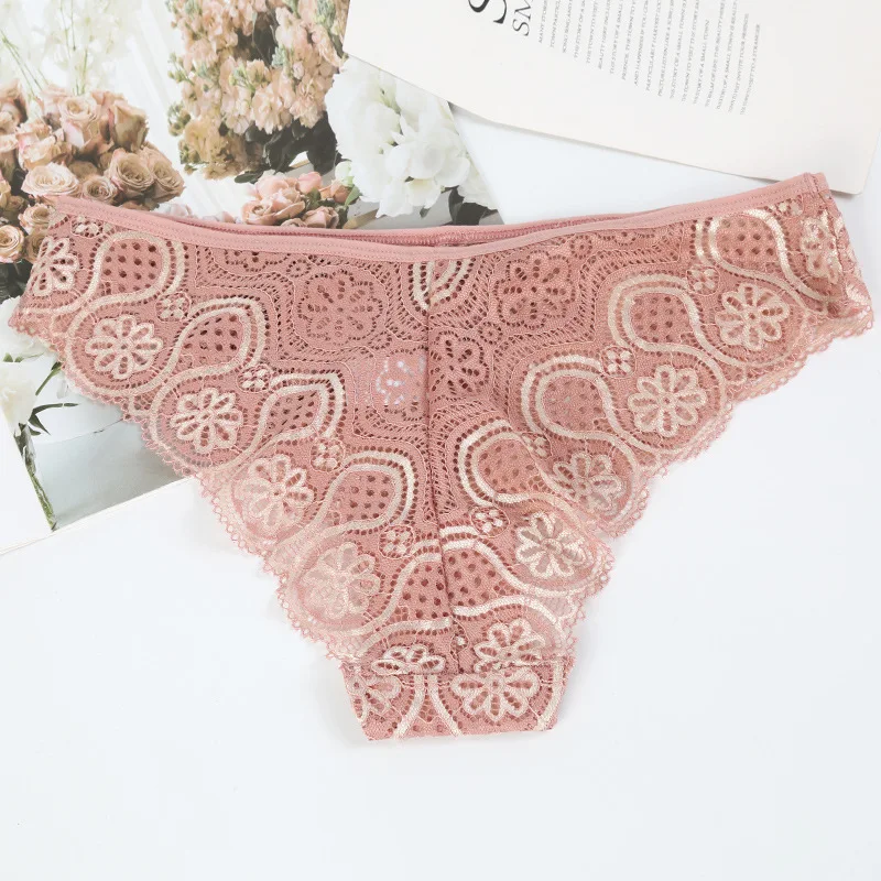 Sexy Seamless Panties For Women Pure Desire Mid-waist Ice Silk Bikini Butt Lift Briefs No Feeling Comfortable Cotton Crotch
