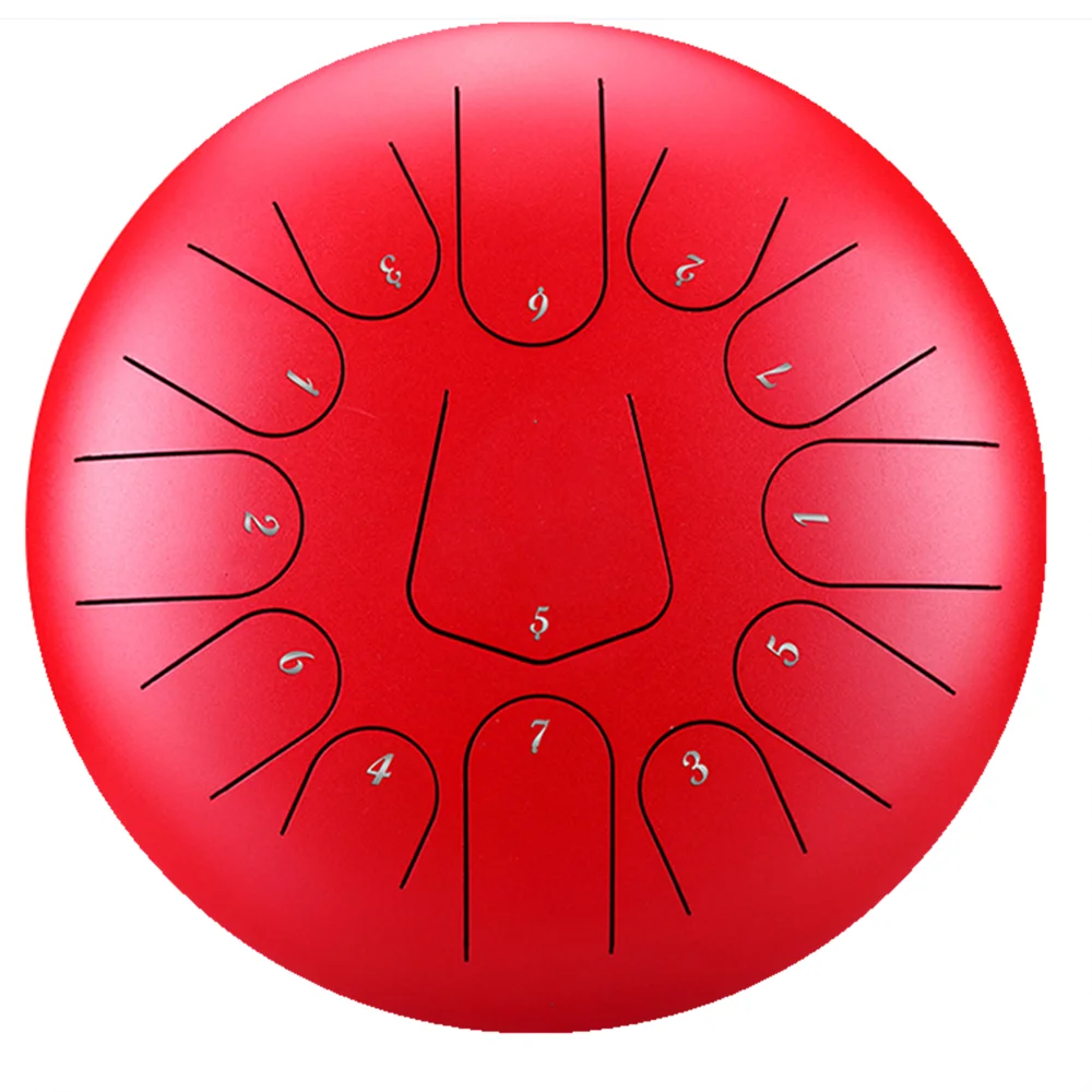 
12-дюймовый стали язык барабан с 13 заметки, hangpan стальные барабаны, handpan барабана, 