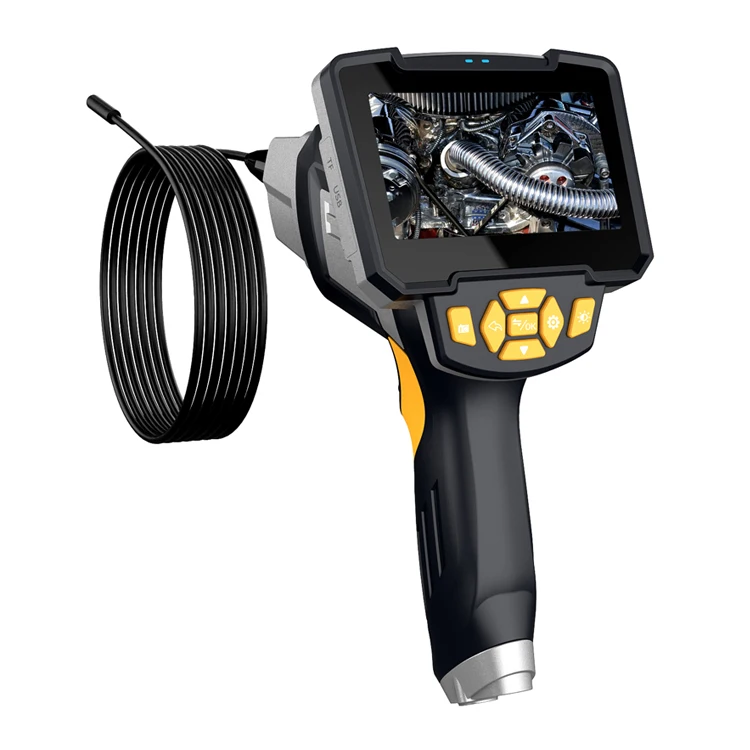 8mm 4.3inch Lcd Screen Handheld Inspection Camera System Recording Endoscope For Car Engine