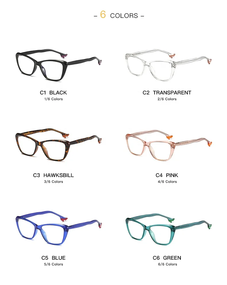 
2021 New Arrival Women Full Rim Glasses Frame Blue Light Blcoking Optical Eyewear Glasses Frame 