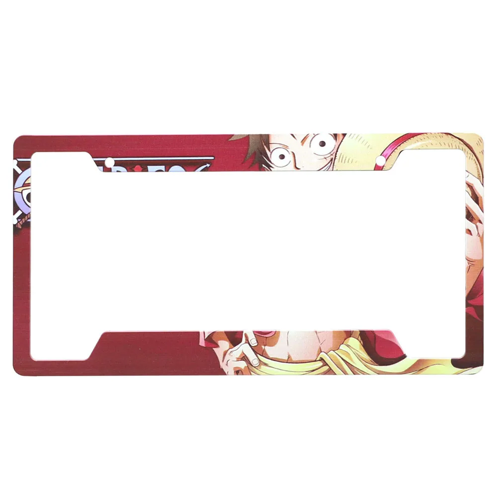Custom car american standard license plate frame full color ABS plastic plate cover personal design plate holder
