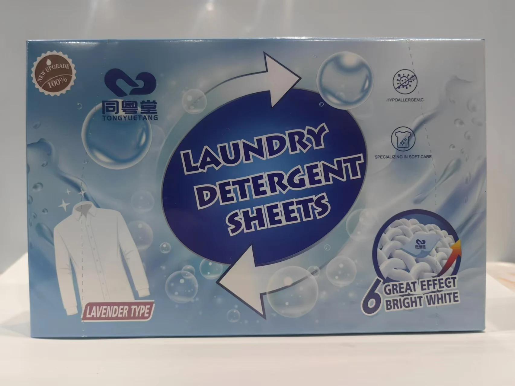 White Clothes Bleach Cleaning Stain Whitening Laundry Bleach Sheets