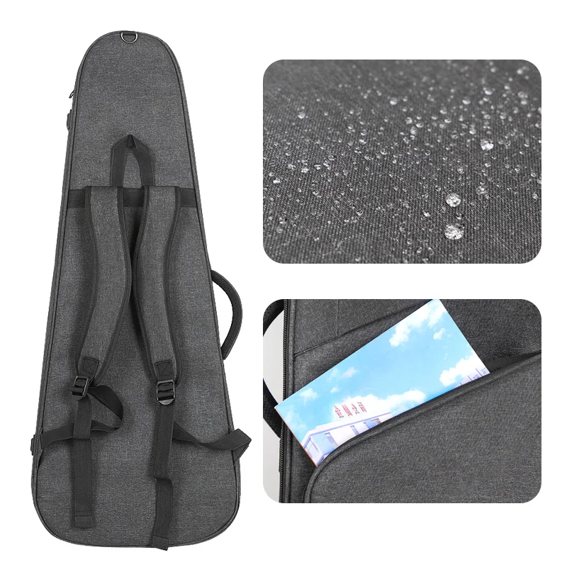 Customized Professional Wholesale waterproof headless guitar electric guitar case